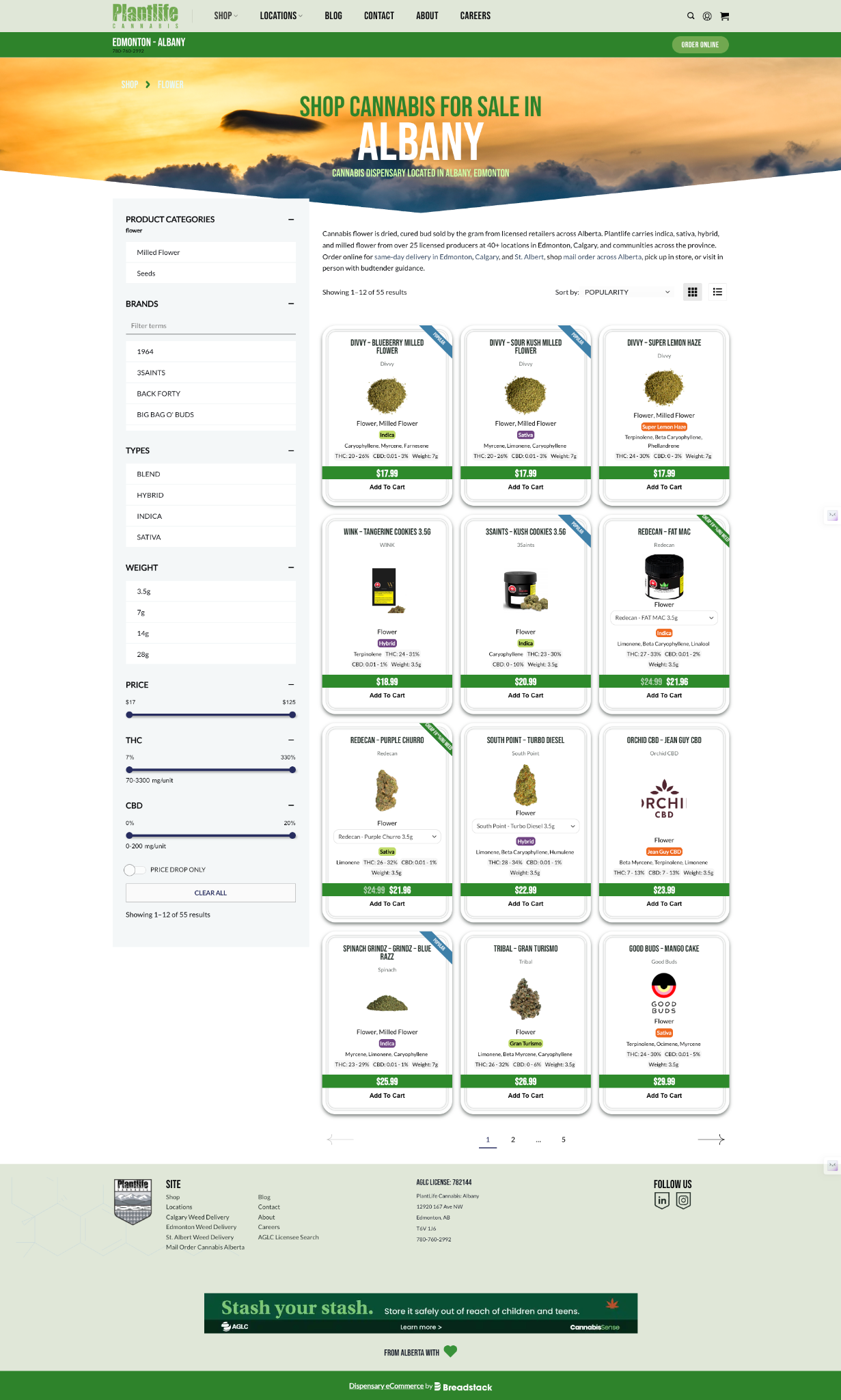 Plantlife online storefront